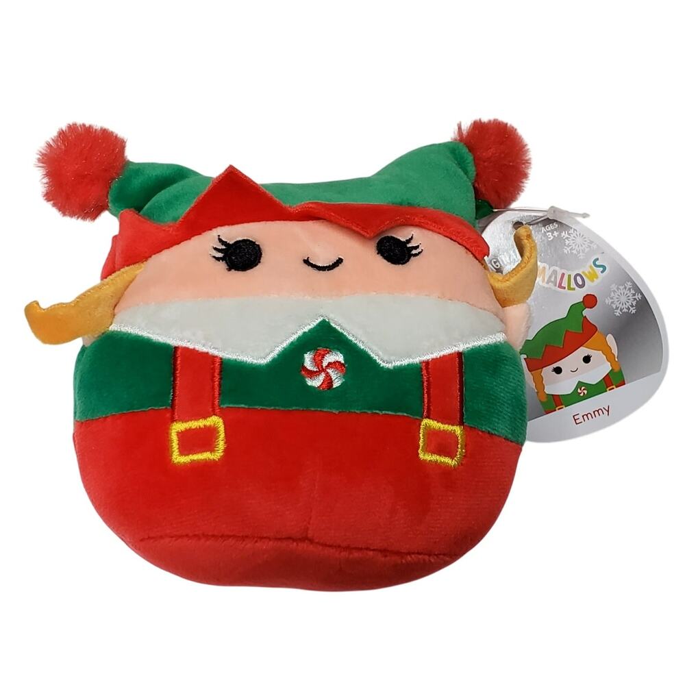 Squishmallows Emmy the Elf 4.5 Holiday 2021 Collection New